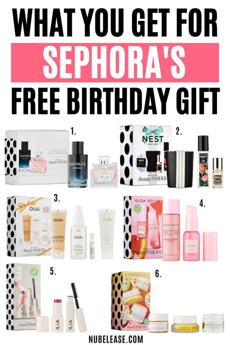 sephora birthday gift france